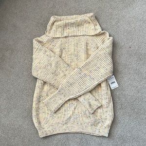 Free People Leo Tunic sweater - sassy peach combo